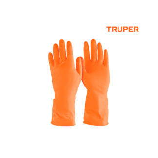 Guantes de látex para limpieza talla chica TRUPER