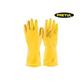 Guantes de látex para limpieza talla M PRETUL