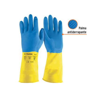 Guantes de látex reforzados para limpieza talla G TRUPER - Imagen 2