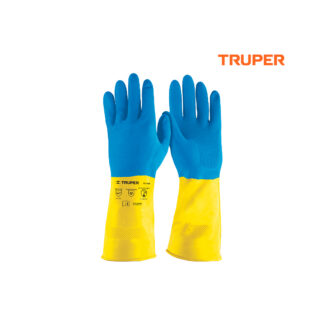 Guantes de látex reforzados para limpieza talla G TRUPER