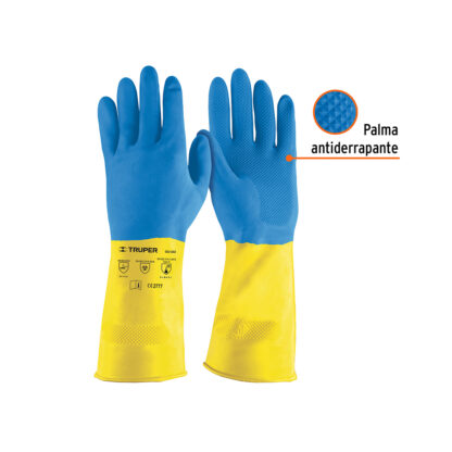 Guantes de látex reforzados para limpieza talla M TRUPER - Imagen 2