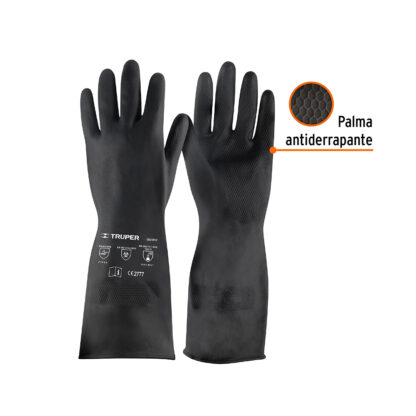 Guantes de neopreno para manejo de químicos talla G TRUPER - Imagen 2
