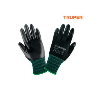 Guantes de nylon recubiertos de nitrilo talla chica TRUPER