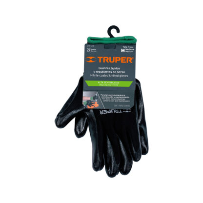 Guantes de nylon recubiertos de nitrilo talla M TRUPER - Imagen 2