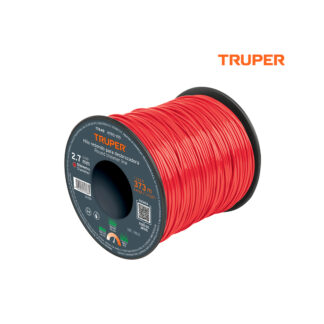 Hilo redondo para desbrozadora en carrete 2.7 mm x 373 m TRUPER