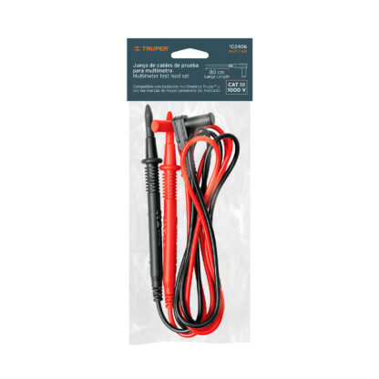 Juego de cables de prueba para multímetro TRUPER - Imagen 3