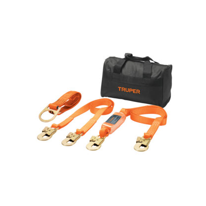 Kit contra caídas con arnés de tres anillos TRUPER - Imagen 2