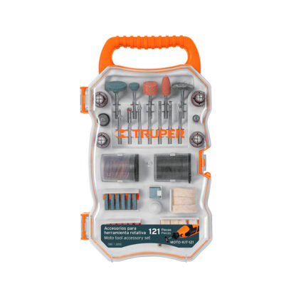 Kit de accesorios para mini rectificadora, 121 piezas TRUPER - Imagen 3