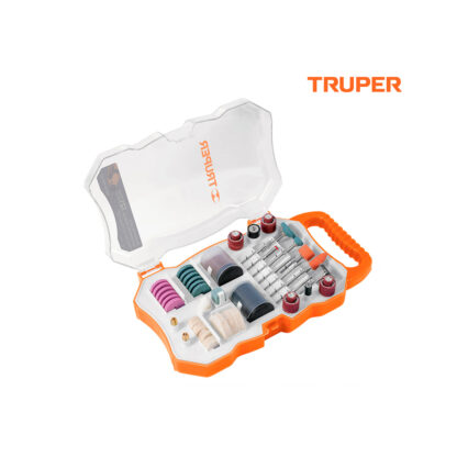 Kit de accesorios para mini rectificadora, 121 piezas TRUPER