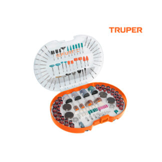 Kit de accesorios para mini rectificadora, 276 piezas TRUPER