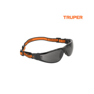 Lentes de seguridad gris con banda elástica TRUPER