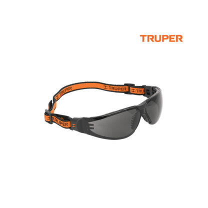 Lentes de seguridad gris con banda elástica TRUPER