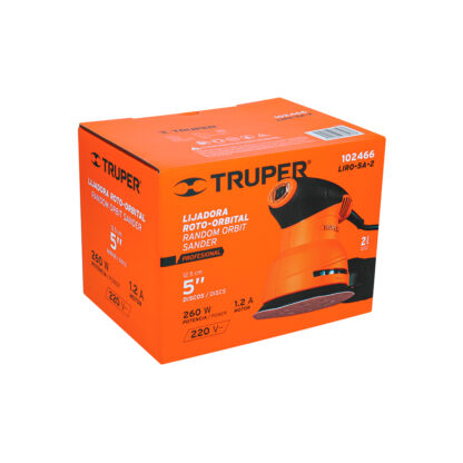 Lijadora roto orbital profesional 5" TRUPER - Imagen 3