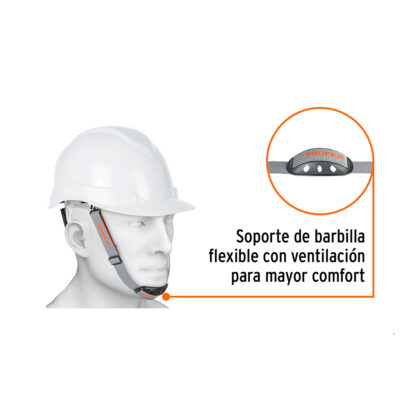 Mentonera para casco de seguridad industrial TRUPER - Imagen 2