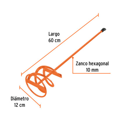 Mezclador para pintura 60 cm TRUPER - Imagen 2