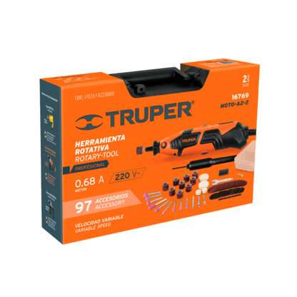 Mini rectificadora, 150 W con 97 accesorios TRUPER - Imagen 4