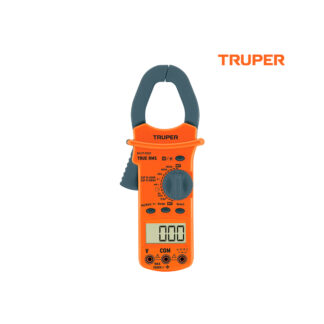 Multímetro / Multitester digital para mantenimiento industrial con gancho TRUPER