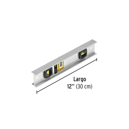 Nivel de 12" con cuerpo de aluminio PRETUL - Imagen 2