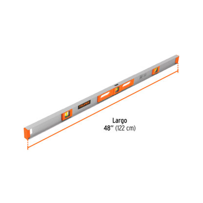 Nivel profesional de 48" con protección de ABS TRUPER - Imagen 3