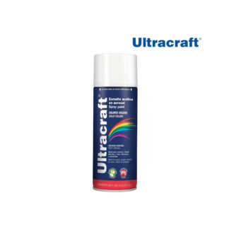 Pintura en aerosol color BLANCO MATE, Ultracraft