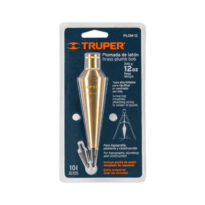 Plomada de latón 12 oz TRUPER - Imagen 3