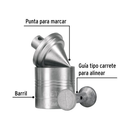 Plomada metálica de 340 g con centro PRETUL - Imagen 2
