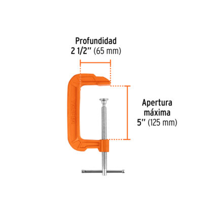 Prensa 6" de hierro dúctil para carpintería TRUPER - Imagen 2
