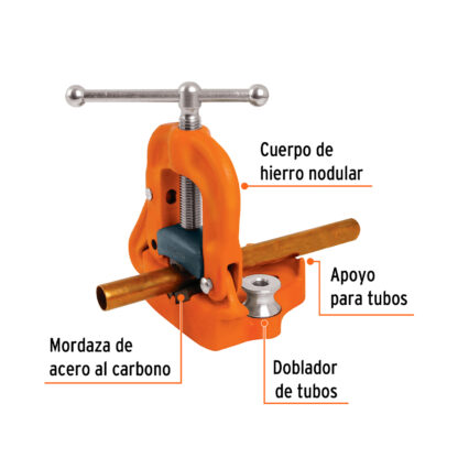 Prensa de yugo para tubo 2" TRUPER - Imagen 2