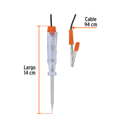 Probador de circuitos 14 cm con caimán TRUPER - Imagen 2