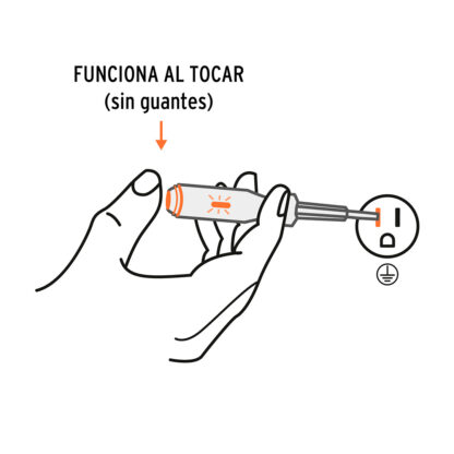 Probador de circuitos de corriente alterna 14 cm TRUPER - Imagen 3