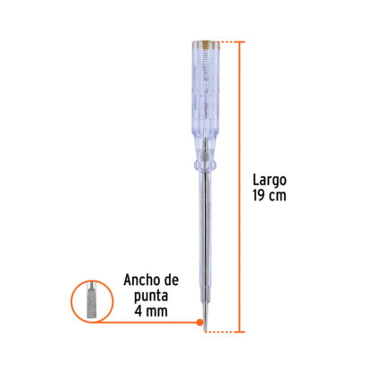 Probador de circuitos de corriente alterna 19 cm TRUPER - Imagen 2