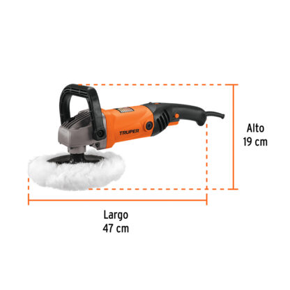 Pulidora 7", 1200 W TRUPER - Imagen 3