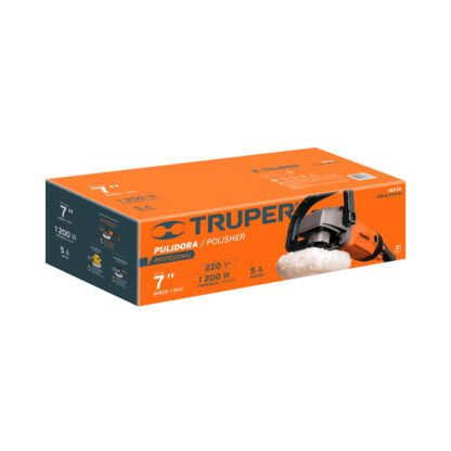Pulidora 7", 1200 W TRUPER - Imagen 4