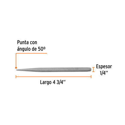 Punzón 1/4" para marcar TRUPER - Imagen 2