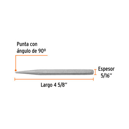 Punzón 5/16" para barrenar TRUPER - Imagen 2