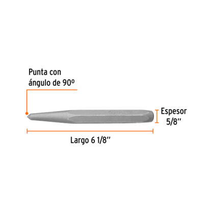 Punzón 5/8" para barrenar TRUPER - Imagen 2