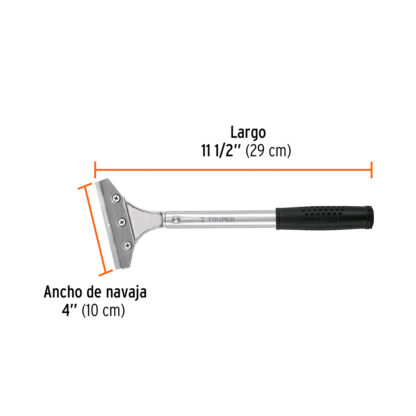 Raspador de acero con mango y cuchilla 4" TRUPER - Imagen 2
