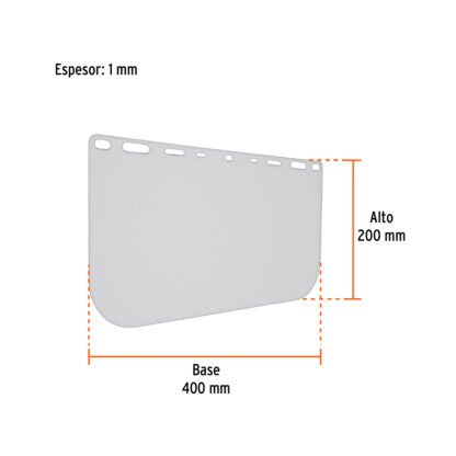 Repuesto para protector facial PF-500 TRUPER - Imagen 2