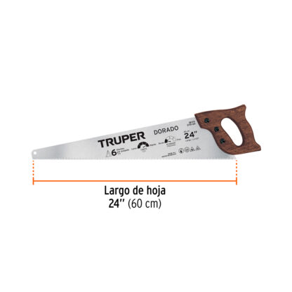 Serrucho 24" Dorado TRUPER - Imagen 2