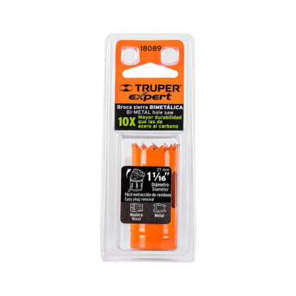 Sierra copa bimetálica de 1 1/16" TRUPER - Imagen 2