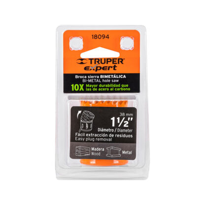 Sierra copa bimetálica de 1 1/2" TRUPER - Imagen 2
