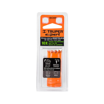 Sierra copa bimetálica de 1" TRUPER - Imagen 2