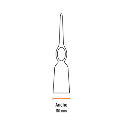 Talacho-pico 5 lb sin mango TRUPER - Imagen 2