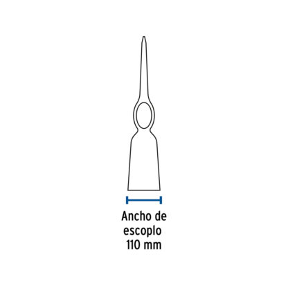 Talacho-pico 5 lb sin mango Ultracraft - Imagen 2