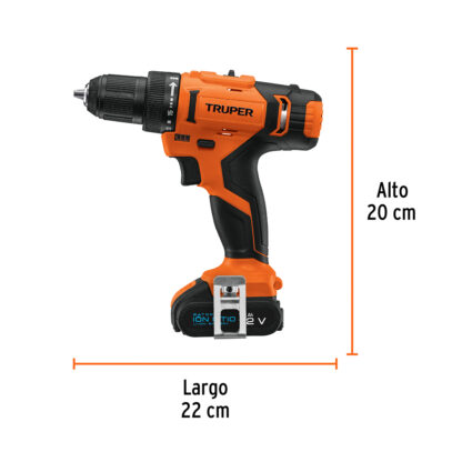 Taladro inalámbrico, batería Ion Litio 12 V, 3/8" TRUPER - Imagen 3