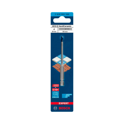 Broca Hard Ceramic HEX-9 4 x 90 mm Bosch Expert - Imagen 2
