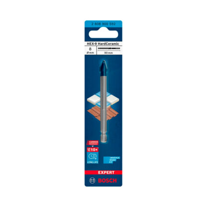 Broca Hard Ceramic HEX-9 8 x 90 mm Bosch Expert - Imagen 2