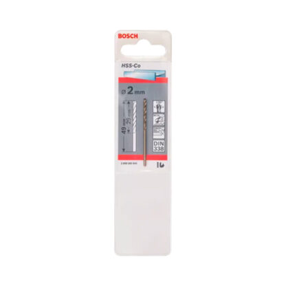 Broca Metal HSS-Co 2.0 x 29 x 49 mm BOSCH - Imagen 2