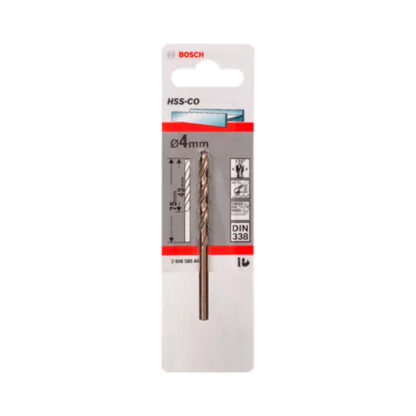 Broca Metal HSS-Co 4.0 x 43 x 75 mm BOSCH - Imagen 2