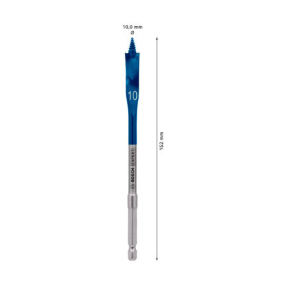 Broca Plana Self Cut Speed 10 x 152 mm - 3/8" BOSCH EXPERT - Imagen 2